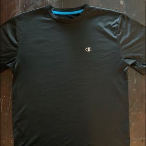 Champion workout shirt dark blue size L